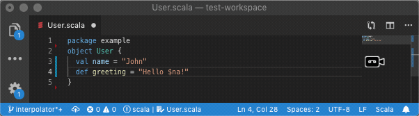 Complete type members in string interpolators · Issue #542 · scalameta ...