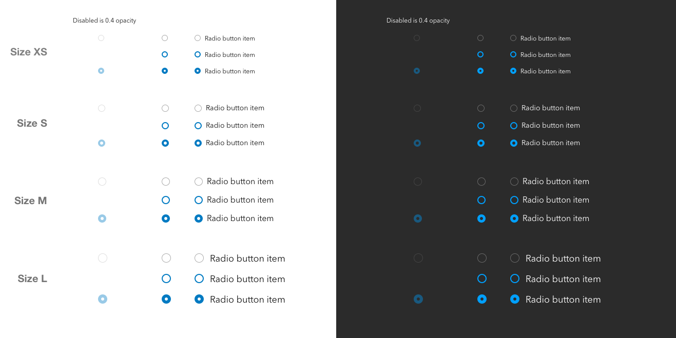 Radio Buttons
