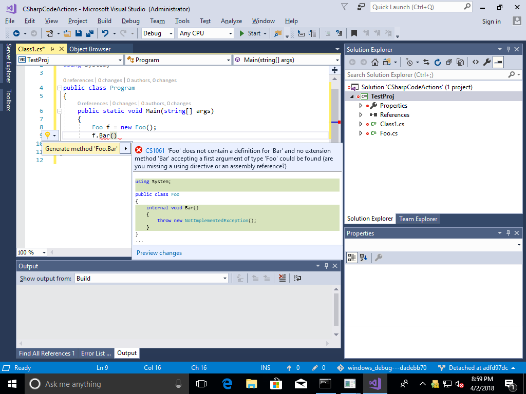 Failure to apply code fix leads to integration test failure · Issue ...