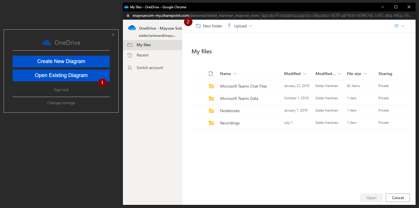 OneDrive Integration Changed Behavior · Issue #2248 · jgraph/drawio ...