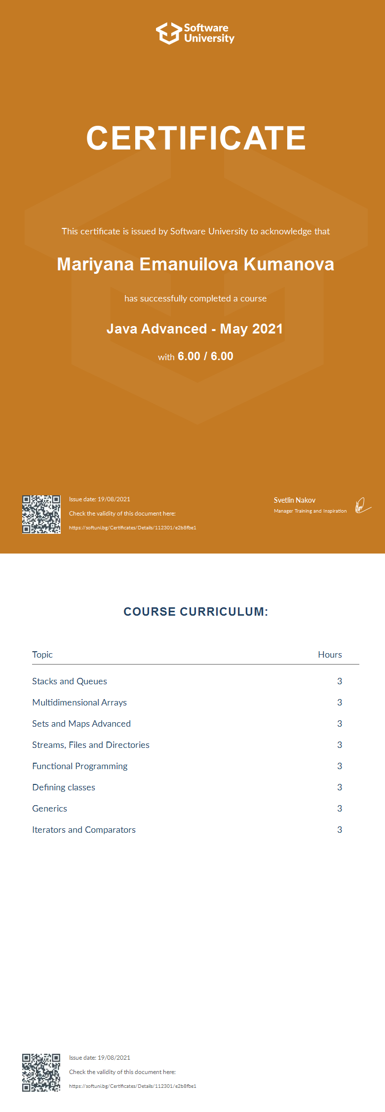 GitHub - musiccinme/JavaAdvanced: My homeworks and exam from the first ...