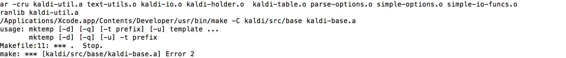 Installation Error Make during ./install.sh · Issue #150 · strob/gentle ...