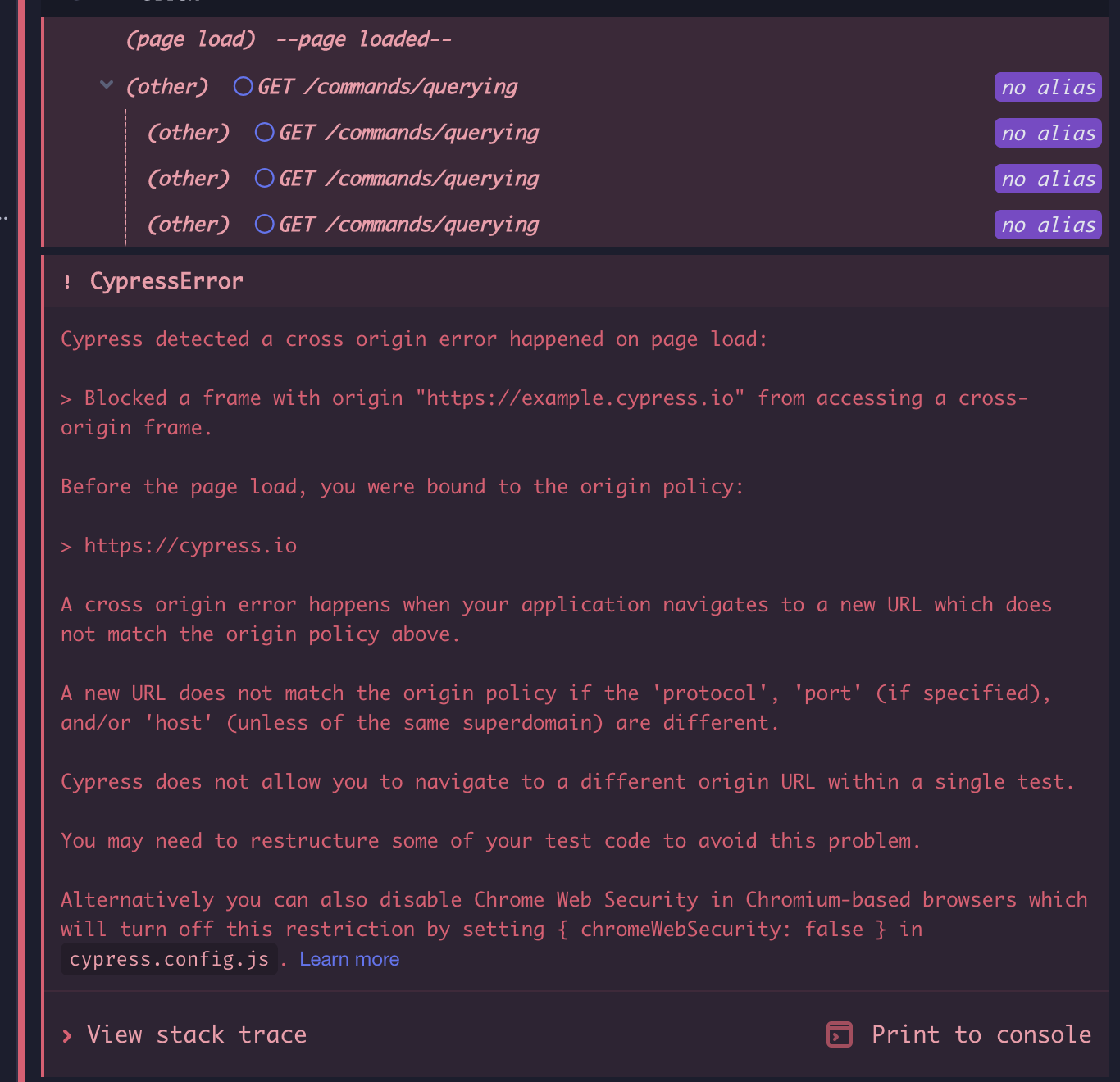 cy.intercept('url', not working in Cypress 10