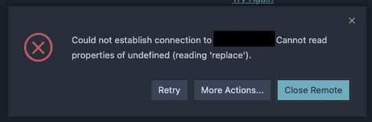 Remote SSH: Ambiguous message for connection error · Issue #6887 ...
