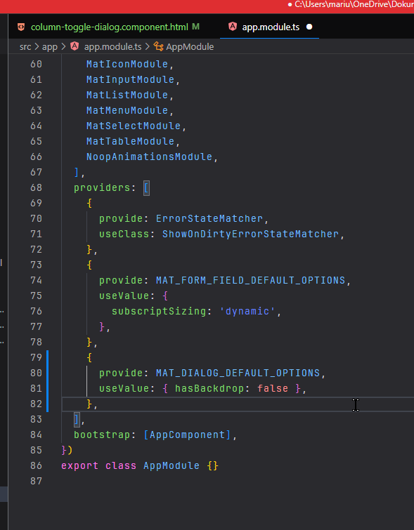Harmonize matdialogactions aligment once possible · Issue 24