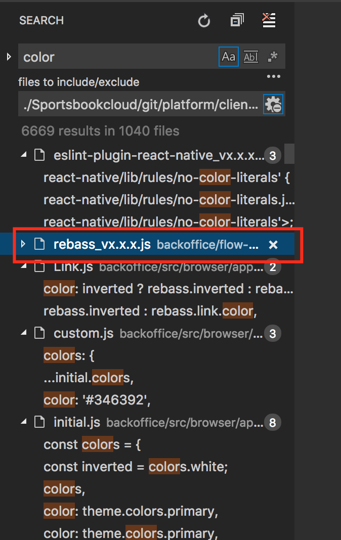 Toggle search result (preserve toggle state) · Issue #48933 · microsoft ...