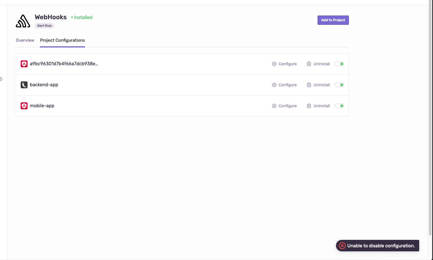 Can't Remove Deleted Project From Webhook · Issue #20132 · getsentry ...