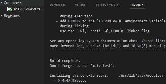 Docker image build output blank on Windows until integrated terminal ...