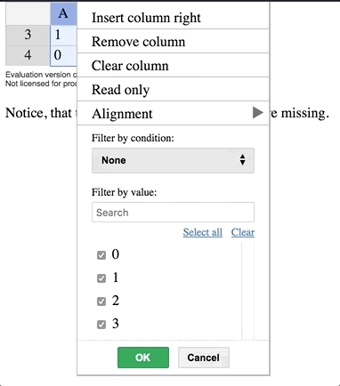 [2.0.0+] Value box inside filter's drop-down menu is scrollable ...