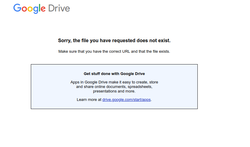 Ошибка file does not exist