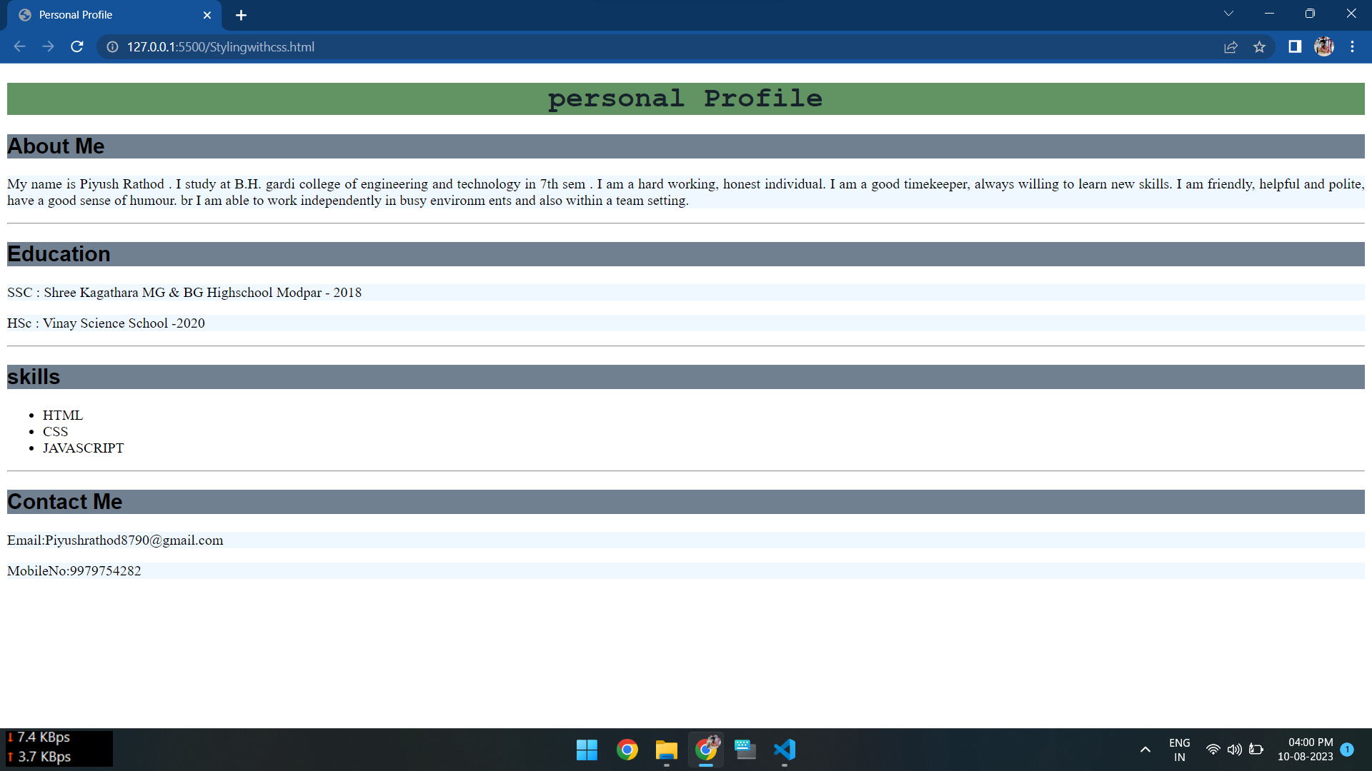 GitHub - PiyushRathod07/htmltasks: basic html tasks