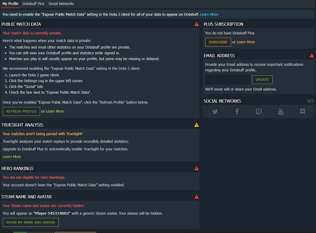 Expose Public Match Data disable still sharing my data (CRITICAL