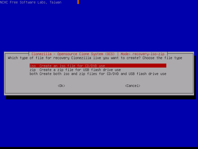 Creating customized bootable recovery environment clonezilla s