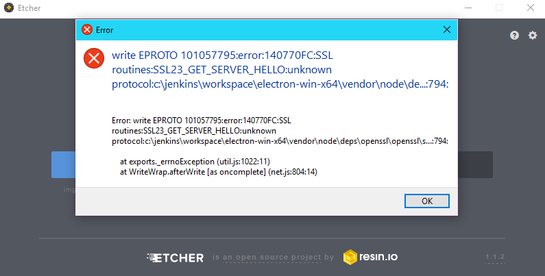SSL Issue when booting up · Issue #1700 · balena-io/etcher · GitHub