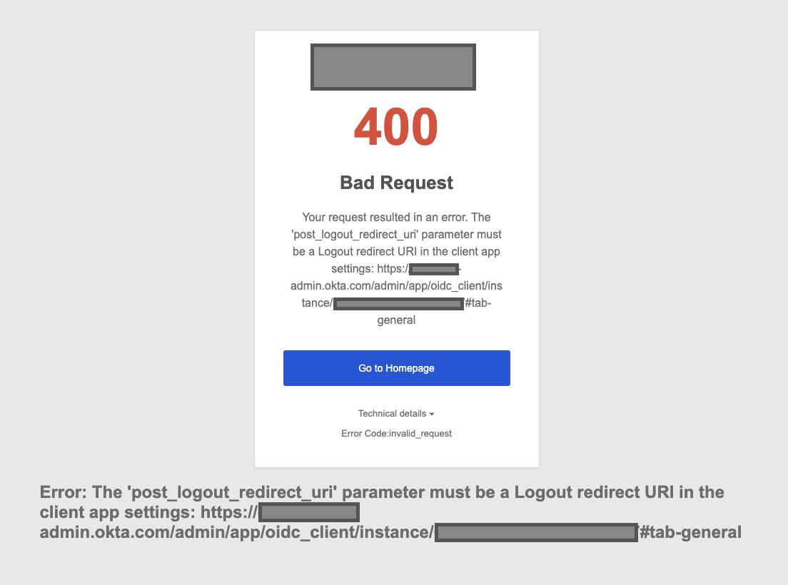 OIDC Logout Issues Post logout redirect uri Invalid Issue 1159 