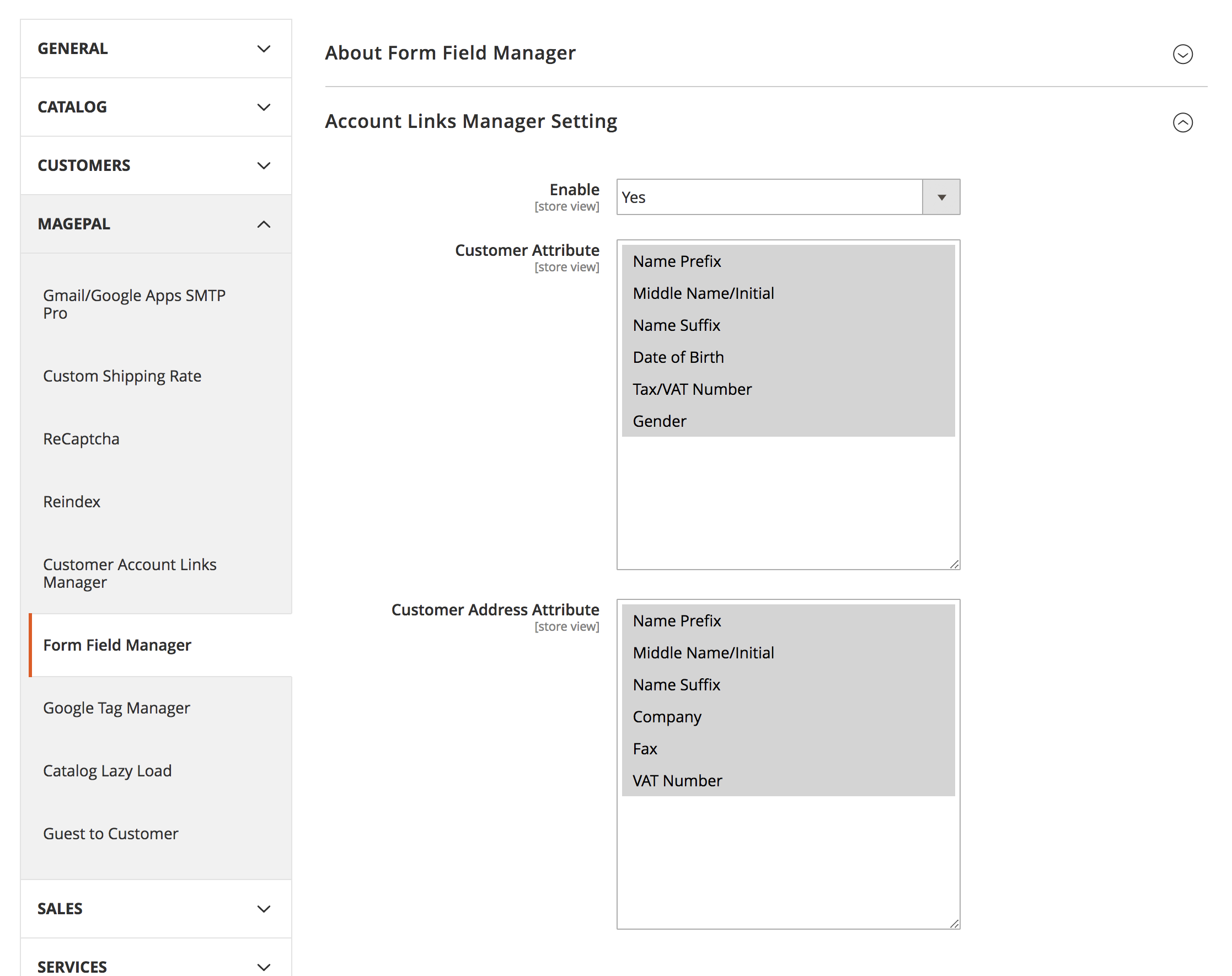 Magento2 Configuration