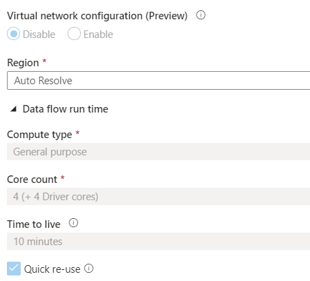 Set-AzDataFactoryV2IntegrationRuntime missing Quick Re-Use Parameter ...