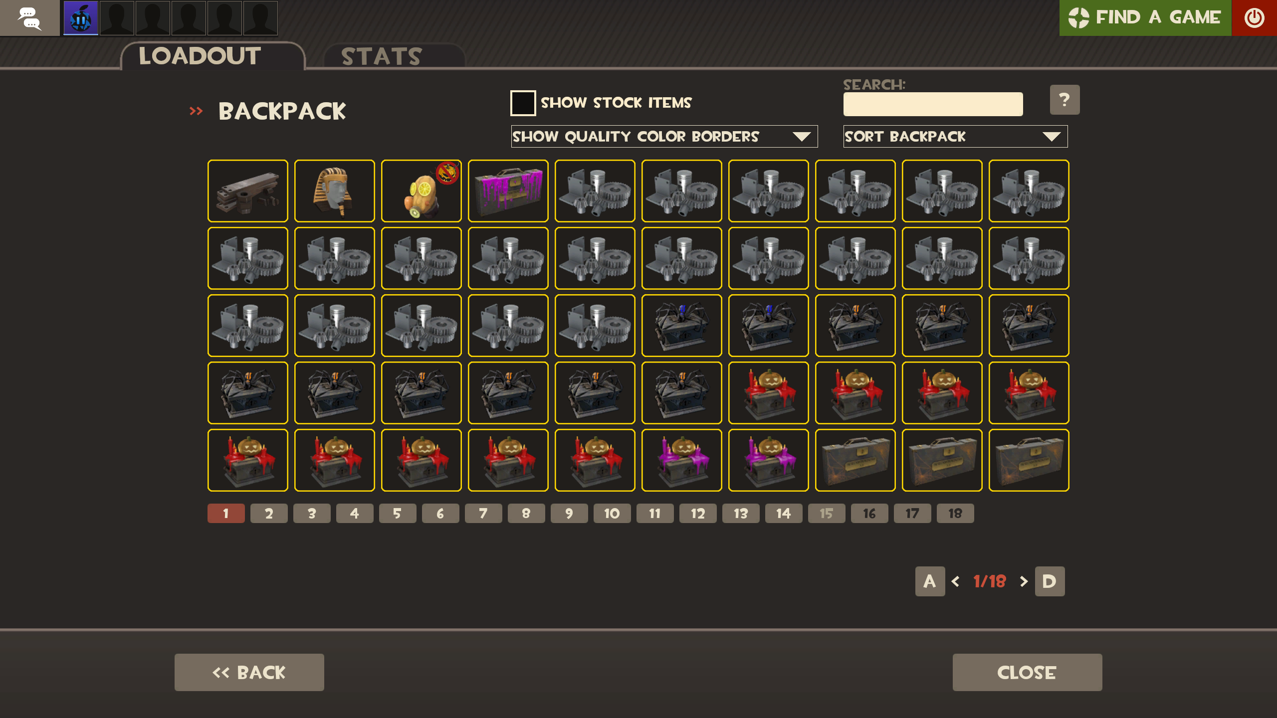 [Suggestion] Backpack keyboard hotkey indicators + expand functionality