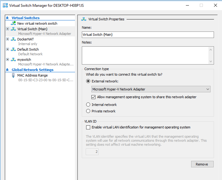 external network