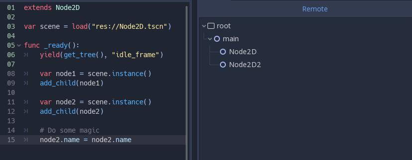Node renaming filters out the at signs · Issue #33068 · godotengine ...