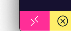 Status bar border