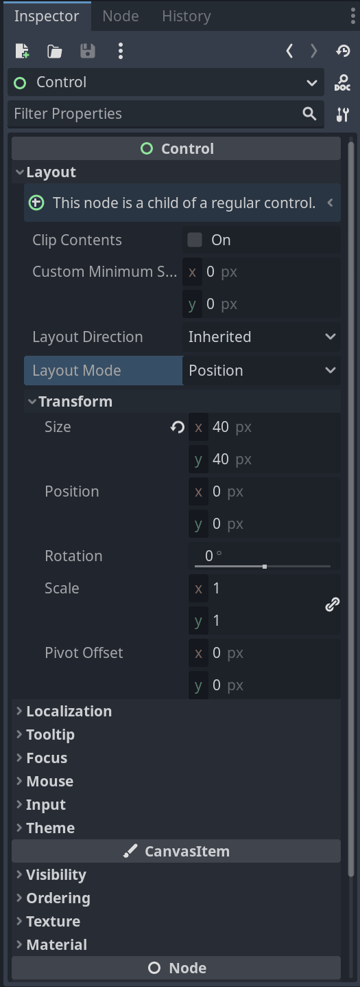 Show offset, anchor, and grow direction of control nodes always when