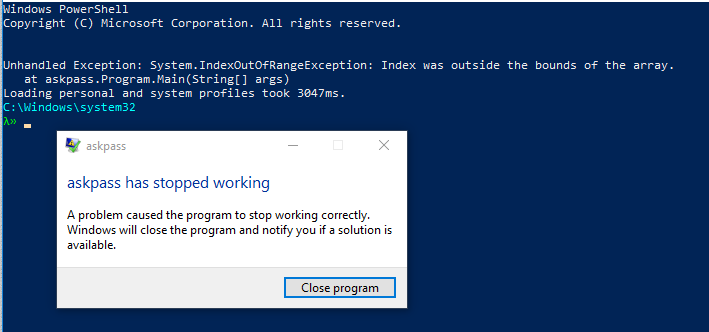 Error with askpass in OpenSSH · Issue #1973 · ScoopInstaller/Scoop · GitHub