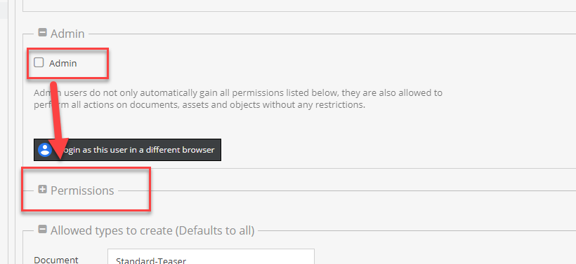 [User] Error when changing the admin flag in UI / permissions panel is ...