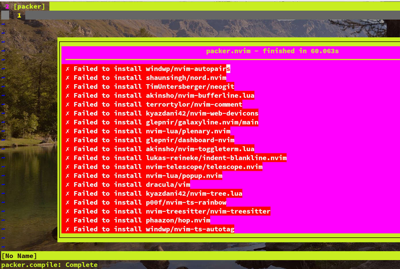 packer.nvim Failed to install · Issue 645 · wbthomason/packer.nvim