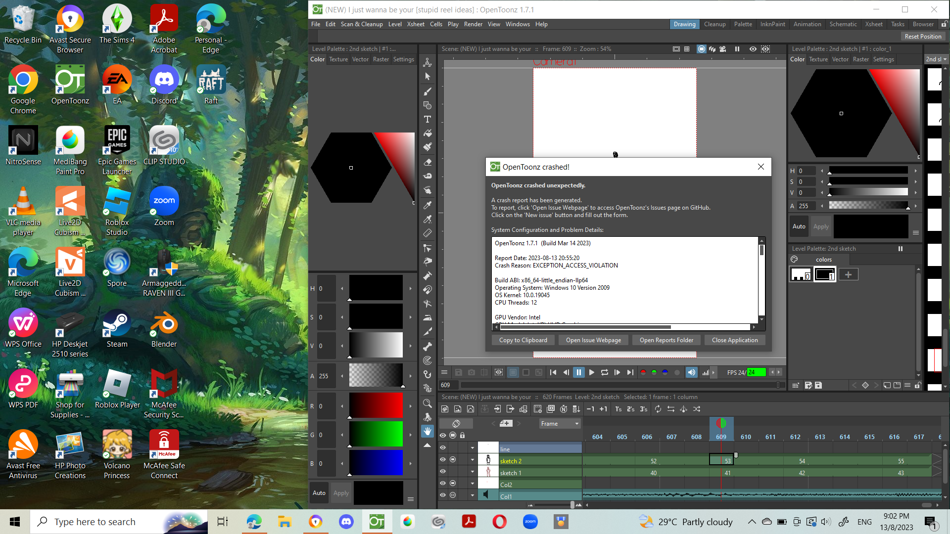 OpenToonz Crashed Unexpectedly Issue 5045 Opentoonz opentoonz GitHub