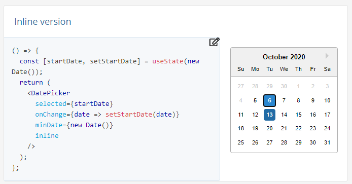 Unable to select minDate using keyboard · Issue #2429 · Hacker0x01 ...