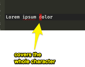Vim normal mode cursor is narrower than normal · Issue #5498 ...