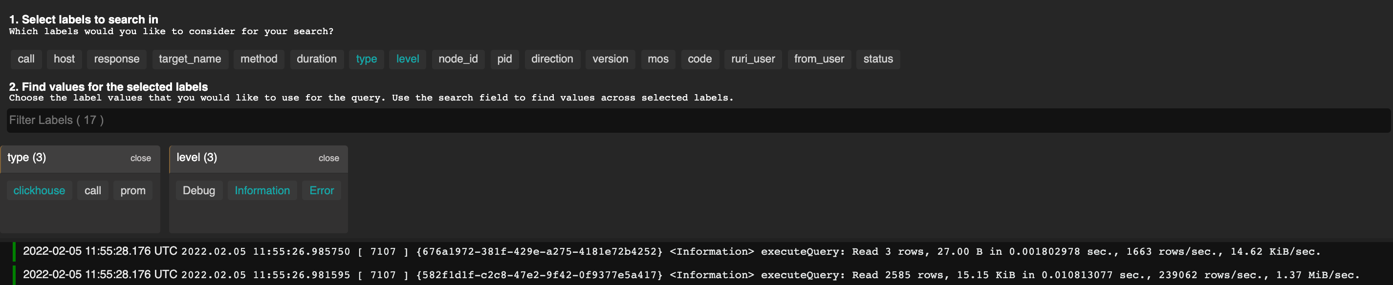 Label View Enhancements · Issue #8 · metrico/qryn-view · GitHub
