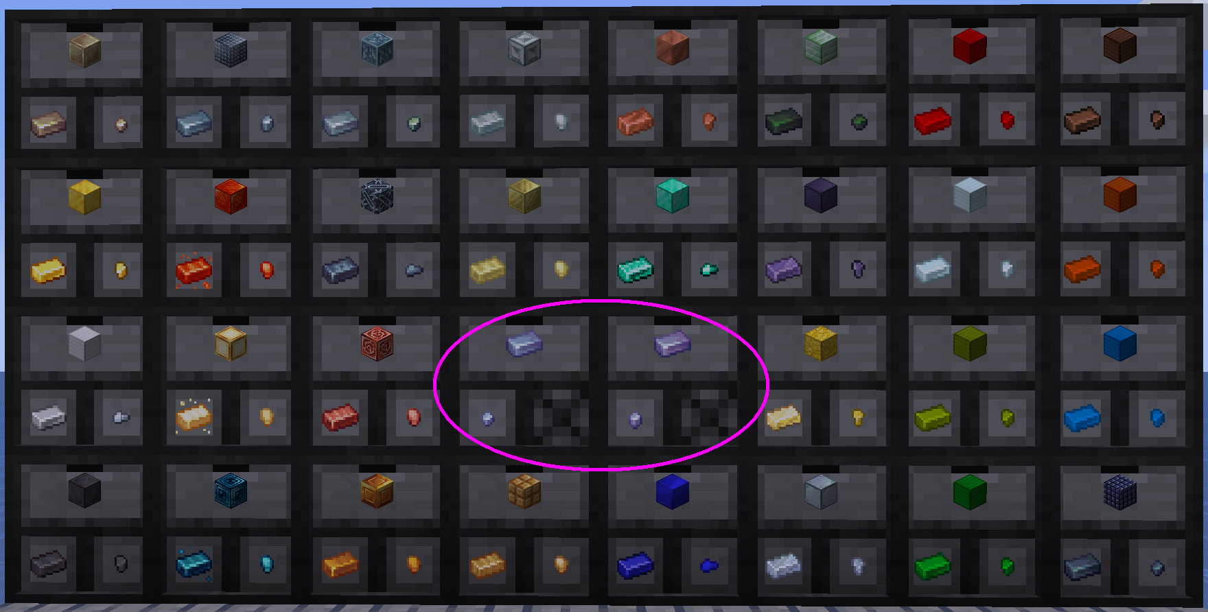 ex-nihilo missing metal blocks