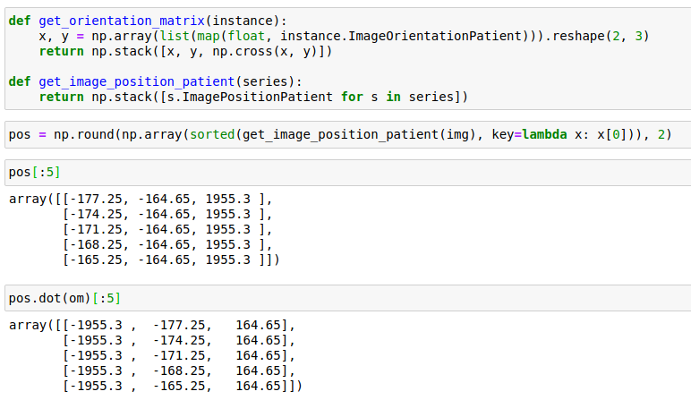 Get main plain of the image from DICOM tags · Issue #1191 · pydicom ...