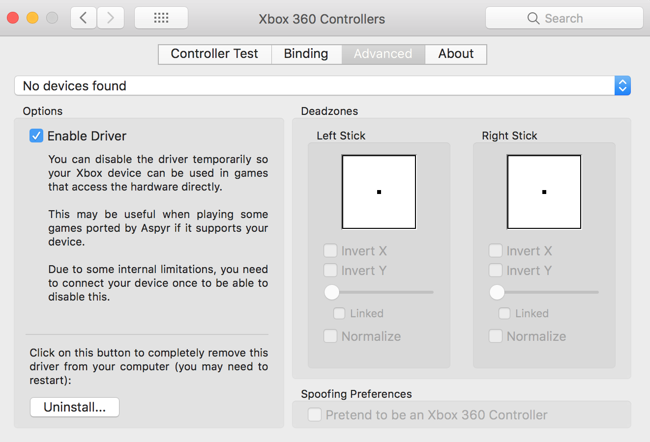 Original Xbox One controller not working · Issue 563 · 360Controller
