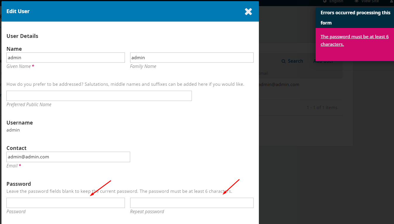 Edit User, the password may not blank ?? · Issue #5666 · pkp/pkp-lib ...