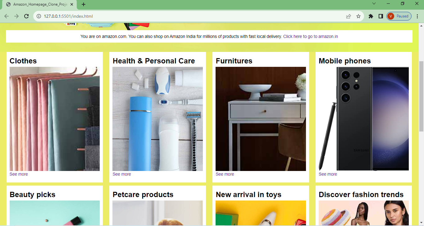 GitHub - Vikas-919/Amazon_Homepage_Clone: This is a basics Website ...