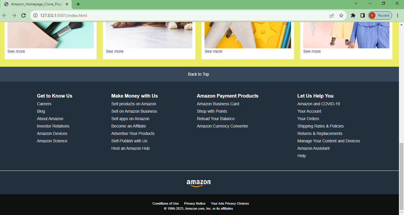 GitHub - Vikas-919/Amazon_Homepage_Clone: This is a basics Website ...