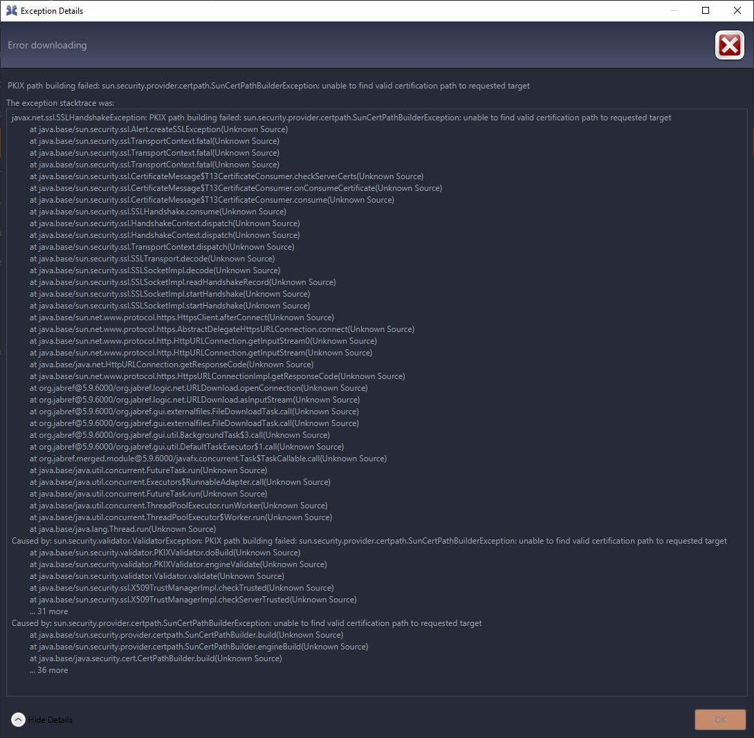 firefox extension certification path · Issue 10204 · JabRef/jabref