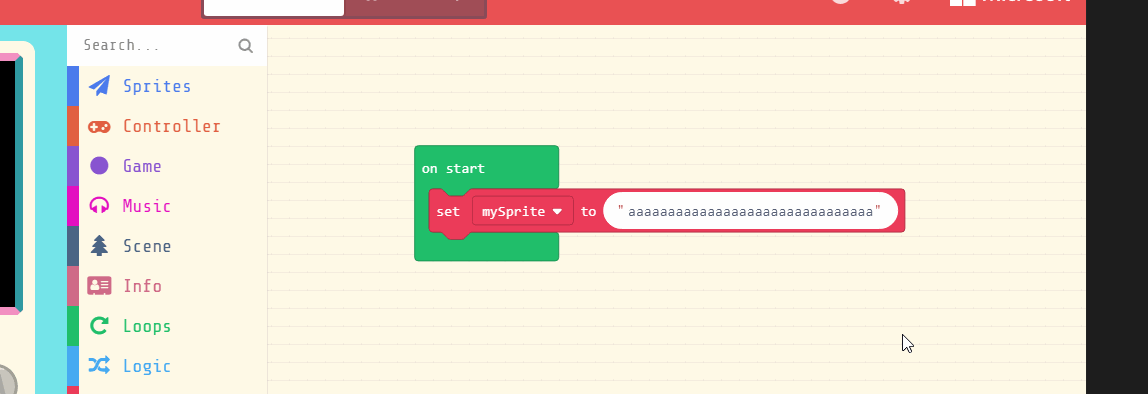 Text box should scroll in view · Issue #750 · microsoft/pxt-arcade · GitHub