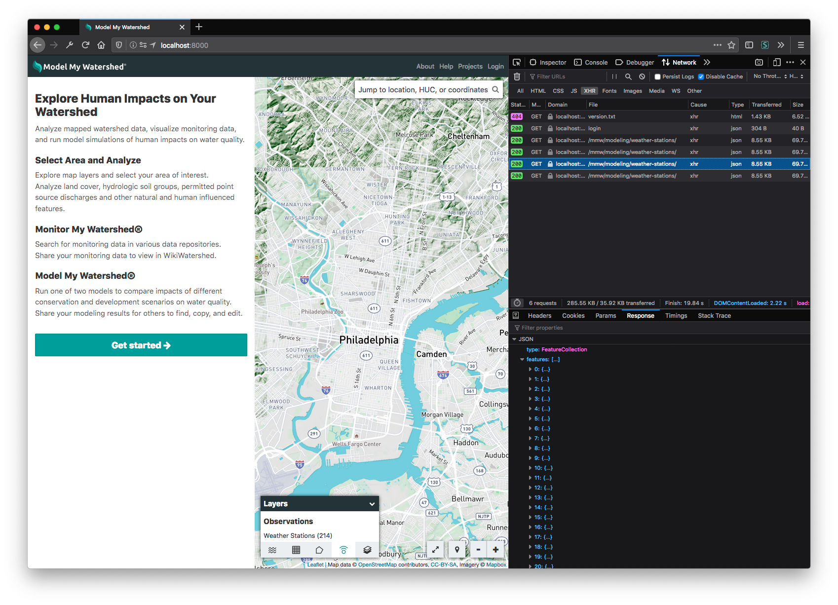 Add weather stations to Observation tab. by lossyrob · Pull Request ...