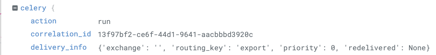 Celery tags include a raw dictionary that is difficult to use in APM ...