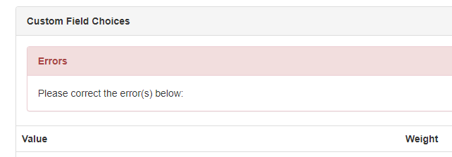 Inconsistent permission constraints for custom field choices · Issue ...