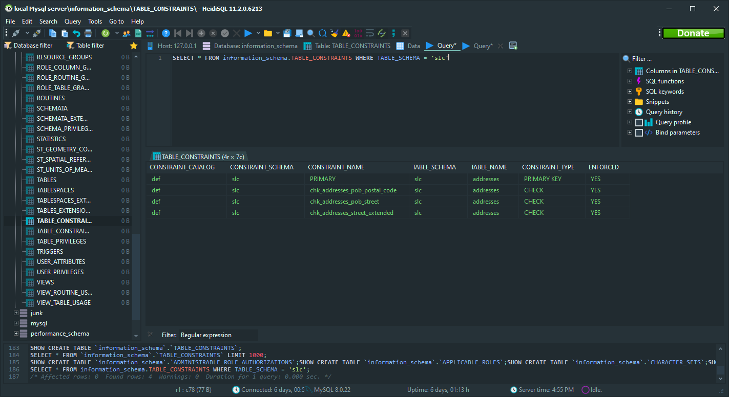 Show check constraints on MySQL, MSSQL and PostgreSQL · Issue #1298 ...