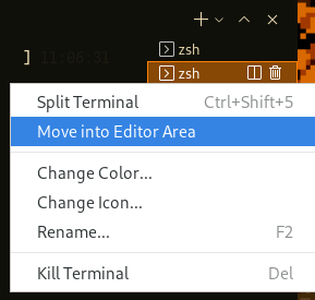 Inconsistent terminal renaming when using the editor area · Issue ...