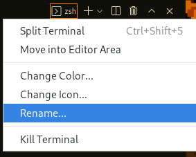 Inconsistent terminal renaming when using the editor area · Issue ...