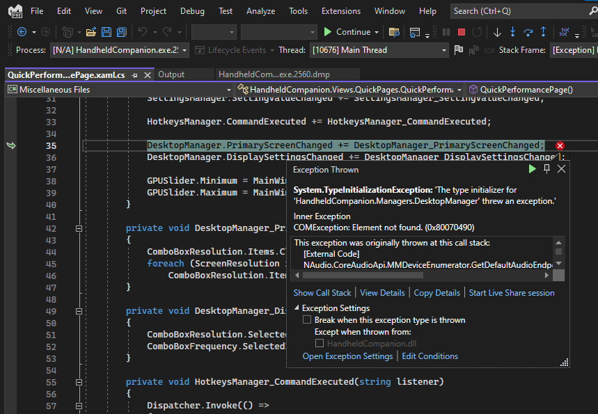 Handle devices with missing audio drivers more gracefully · Issue #376 ...