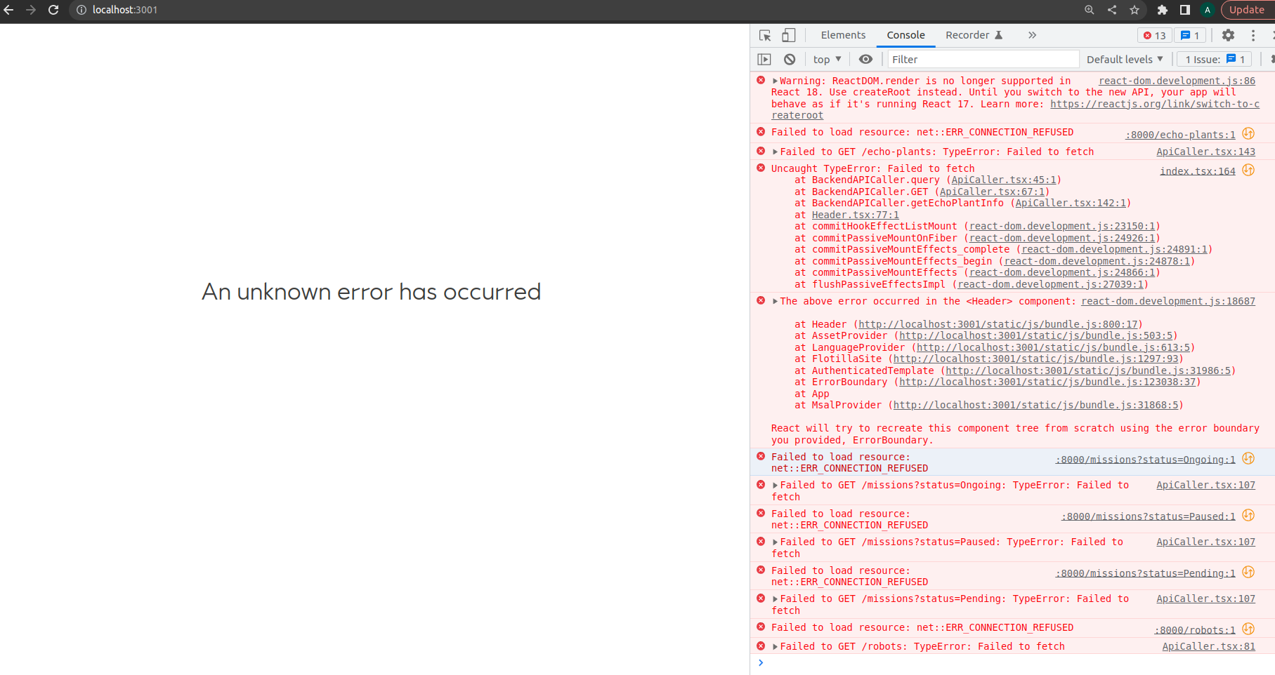 Error boundary site is used for all smaller errors · Issue #683 ...