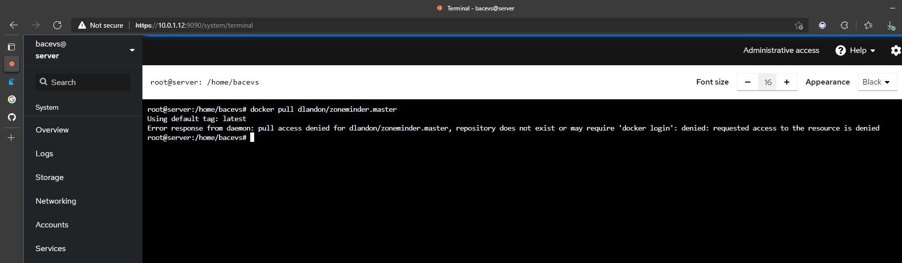 Cannot install docker image · Issue #26 · dlandon/zoneminder.master ...